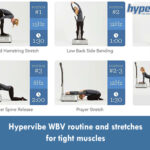 Hypervibe WBV routine and stretches for tight muscles