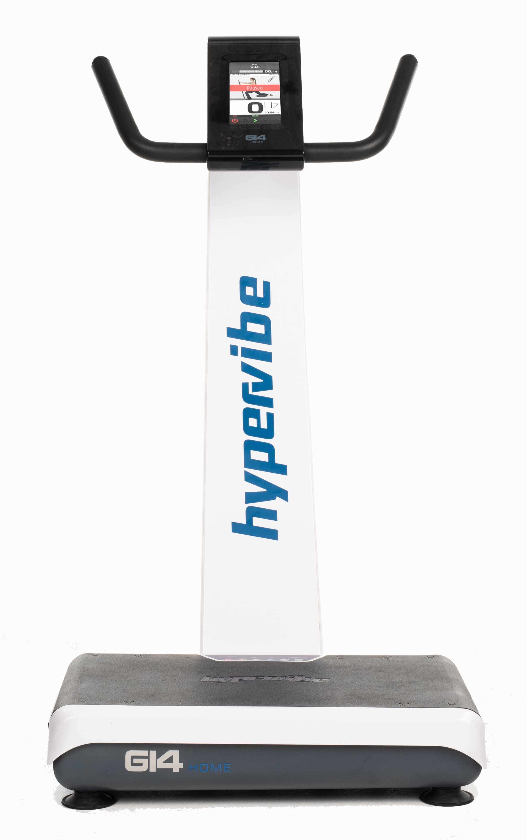 Advanced balance whole body vibration exercises on the Hypervibe machine